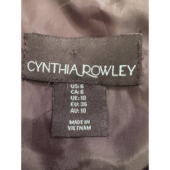 Cynthia Rowley Woman Dress Size 6 Fit and Flare Pleated Skirt Lined Washable - Picture 4 of 5